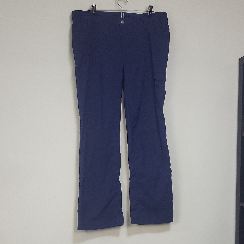 DULUTH Blue Dry On The Fly Convertible Nylon Hiking Outdoor Pants 14×31